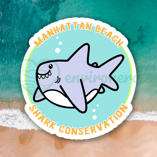 Manhattan Beach shark sticker