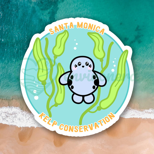 Santa Monica seal sticker