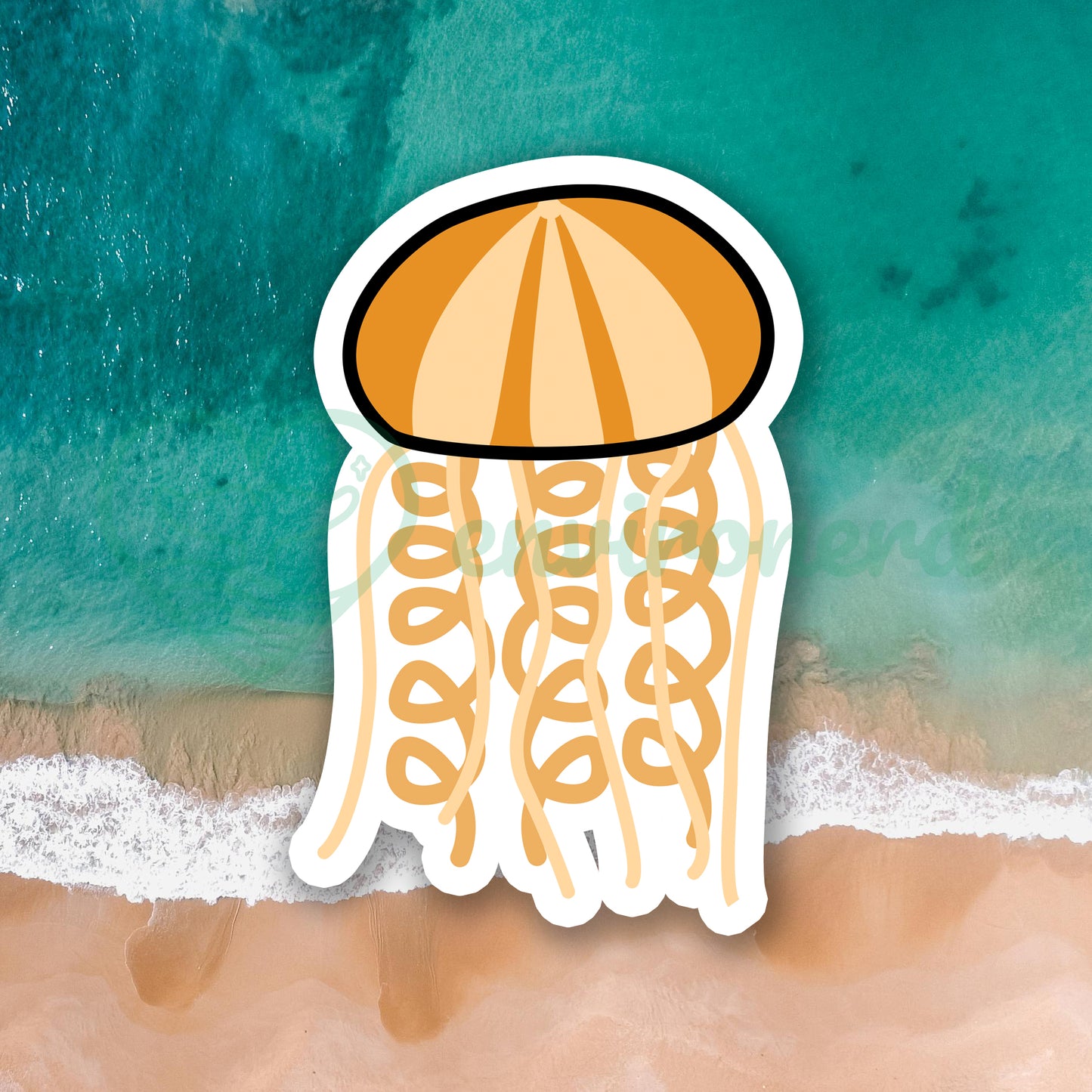 Sea nettle sticker