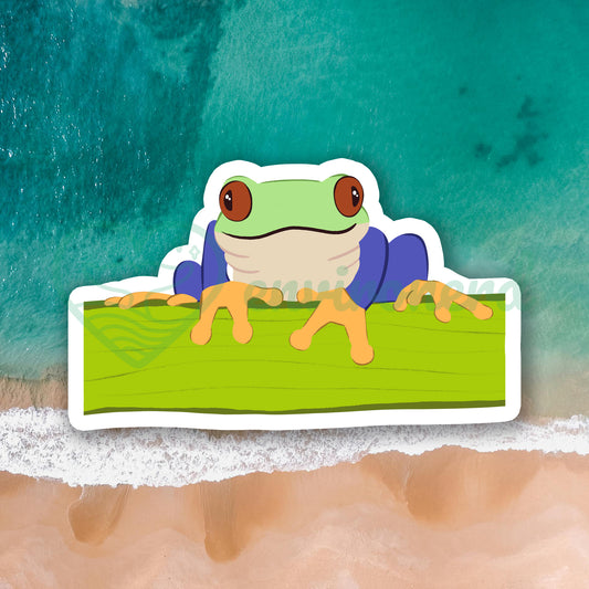 Tree frog sticker