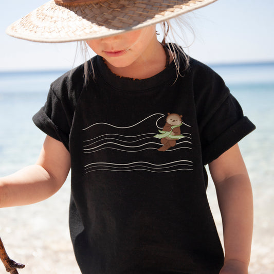 Sea Otter Kids T-Shirt (Magic Seashell Mysteries)