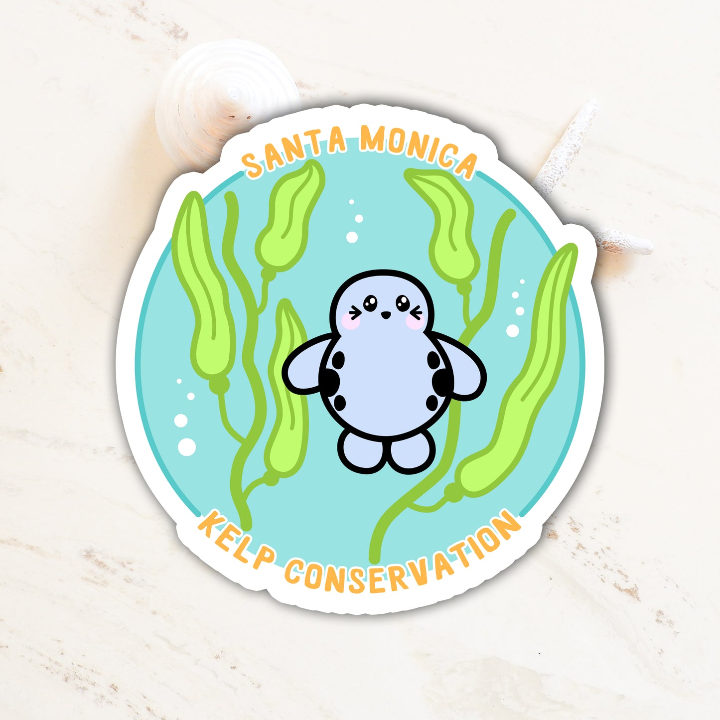 Santa Monica Seal Sticker